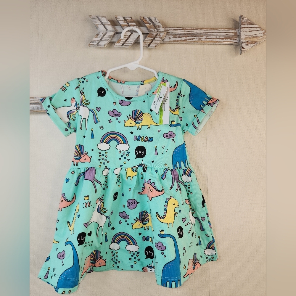 NWT 2T Dinosaur Dress